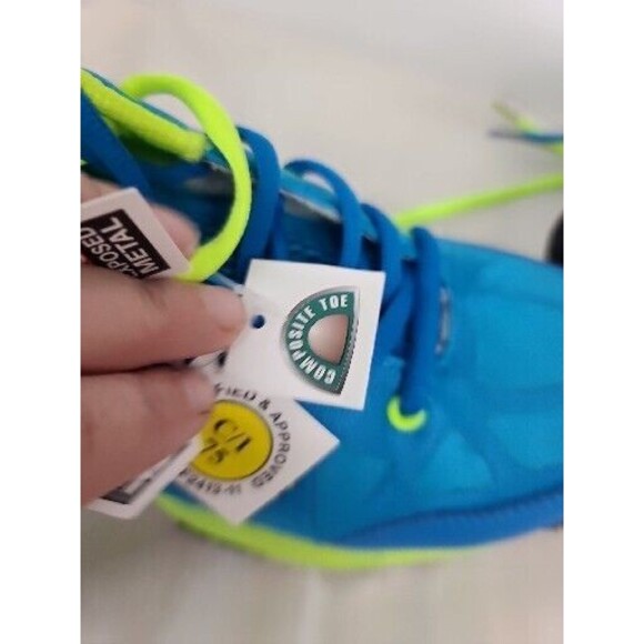 NIB Nautilus Safety Footwear - SZ 8W Blue/Green/Blue safety toe womans - Picture 12 of 12